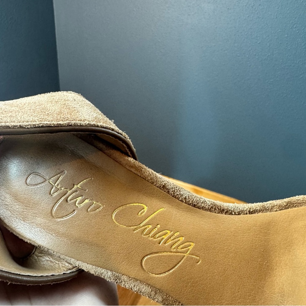 Arturo Chiang Tan Hannan Block Heeled Sandals size 8 - Picture 10 of 10